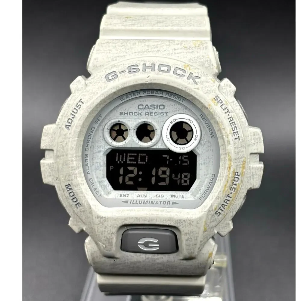 Casio G-Shock GD-X6900HT-7 Heathered White XL Digital Watch